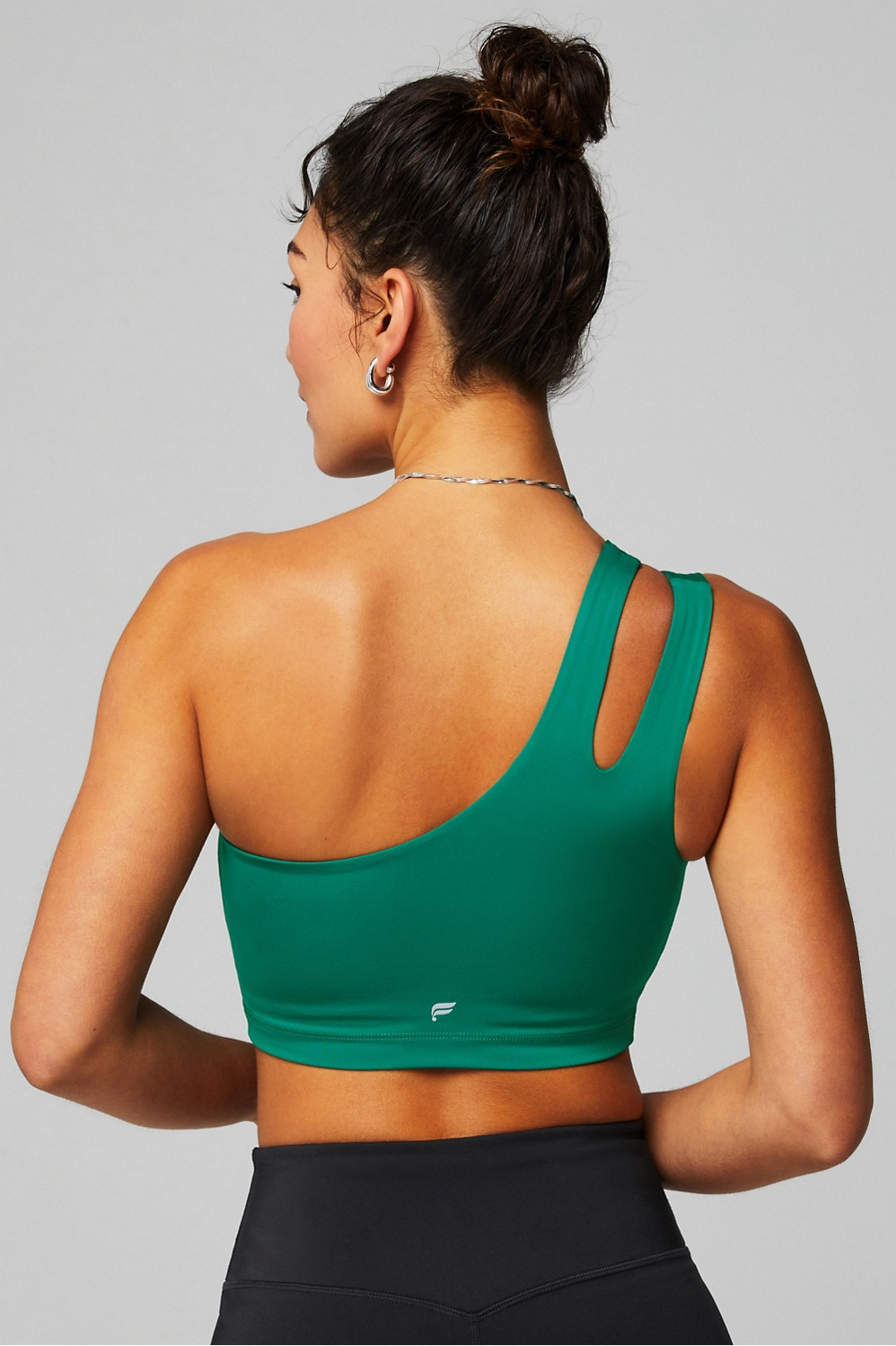 Asymmetrical Double Strap Midi Bra | Fabletics - North America