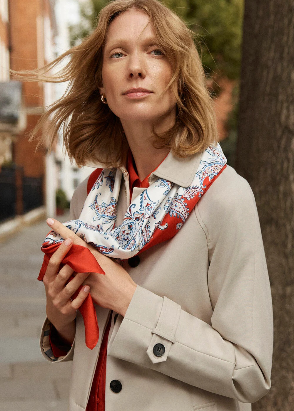 Bria Silk Scarf | Hobbs UK | | Hobbs