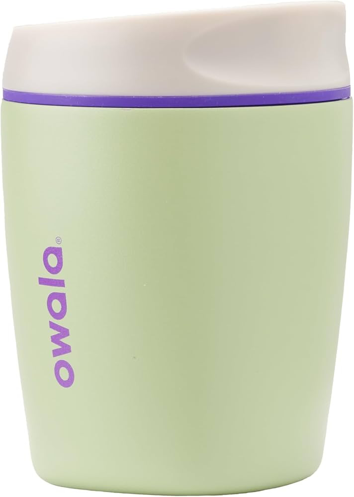 Owala SmoothSip Insulated Stainless Steel Coffee Tumbler, Reusable Iced Coffee Cup, Hot Coffee Tr... | Amazon (US)