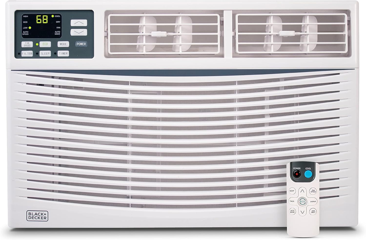 10000 BTU Window Air Conditioner Unit AC BLACK+DECKER with Remote Control Cools Up to 450 Square ... | Amazon (US)