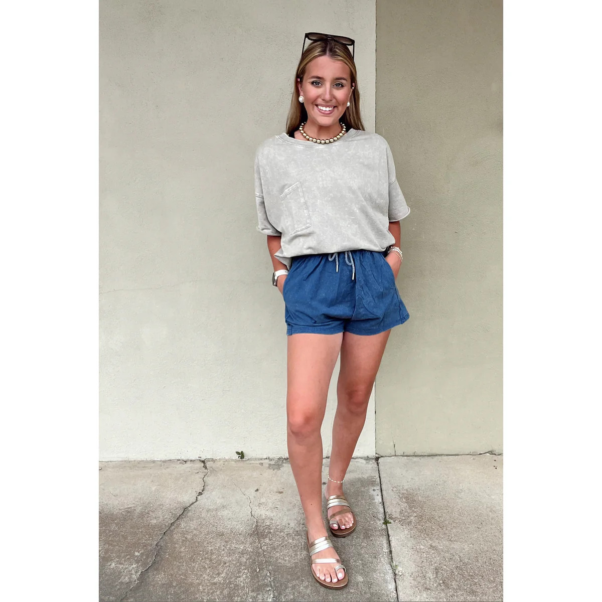 Mineral Washed Comfy Baggy Shorts | Southern Roots Clothing Co.