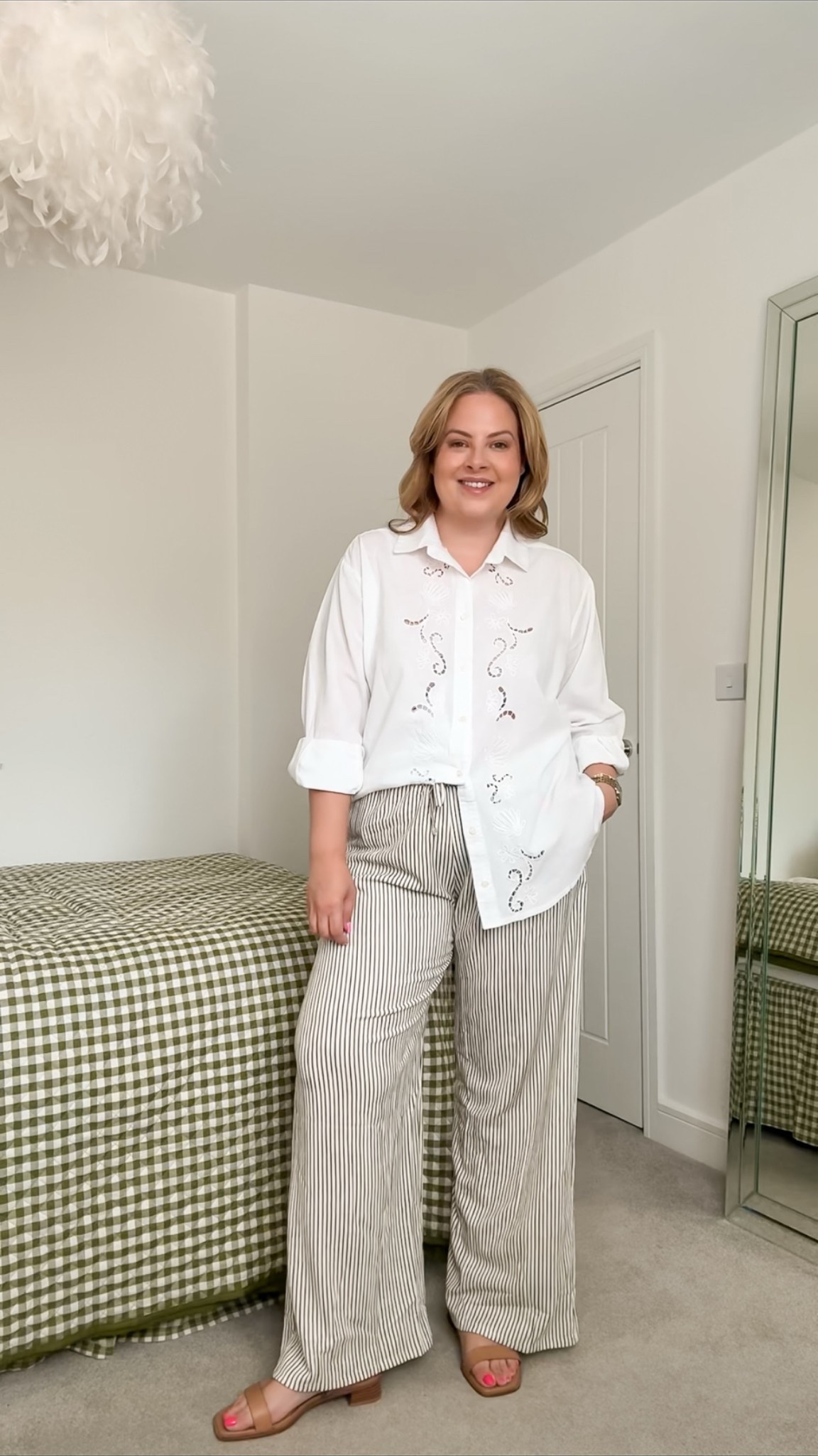 Midsize summer outfits, summer outfit, summer trouser outfit, white shirt

#LTKsummer #LTKmidsize