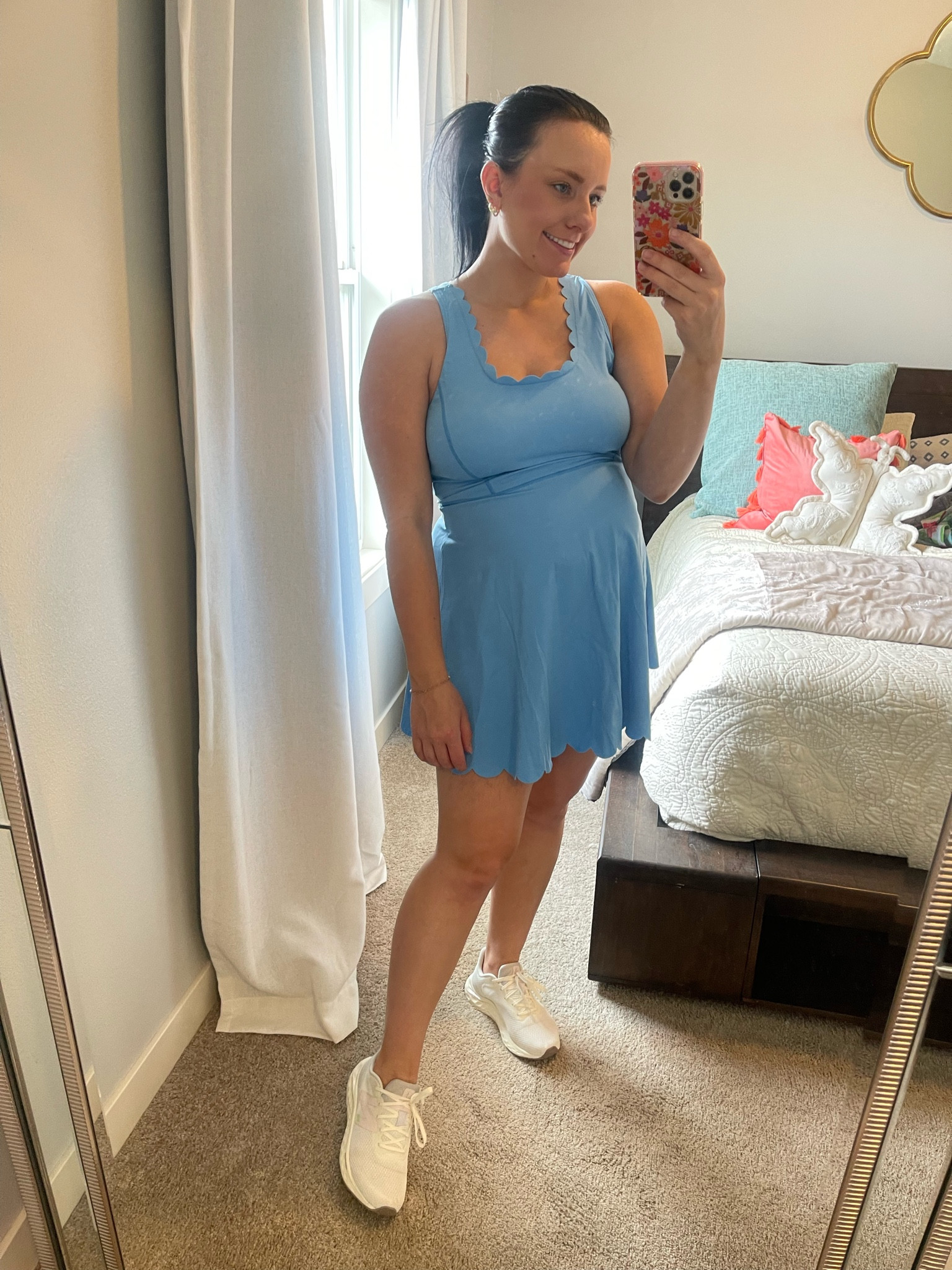 3rd trimester maternity athletic dress! Size up one size! Shorts are detached! 

#LTKActive #LTKFindsUnder50