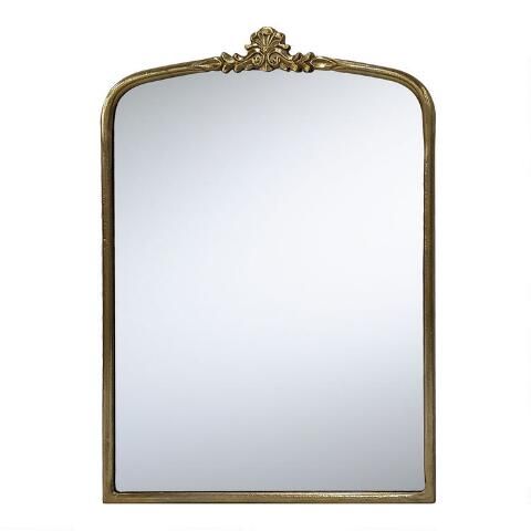 Metal Vintage Style Vanity Wall Mirror | World Market