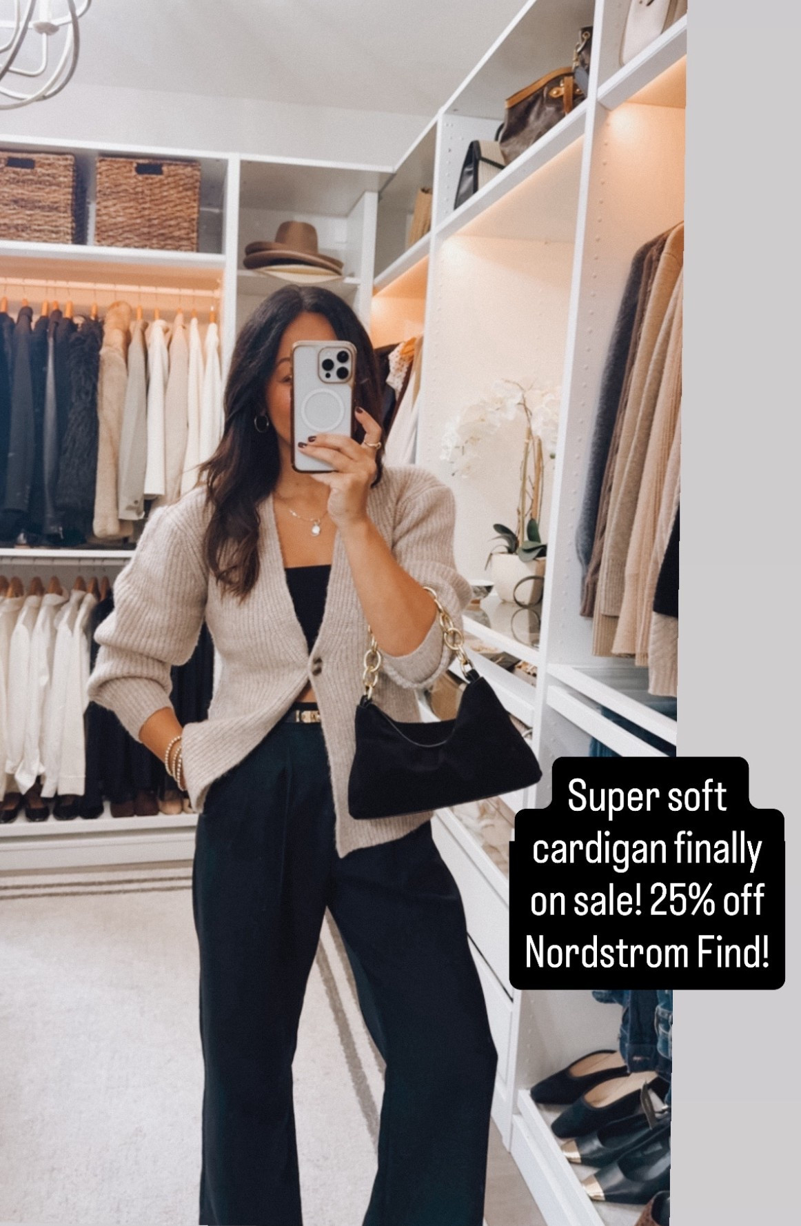 Cardigan is super luxe and soft! Currently 25% off! Nordstrom Black Friday deal🎉

#LTKOver40 #LTKSaleAlert #LTKCyberWeek