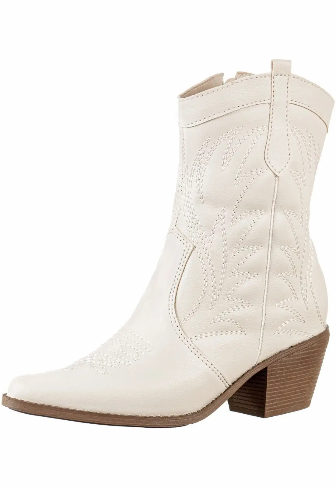 Bota Texana Country Gigil Bordada Off White | Dafiti (BR)