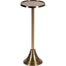 Kate and Laurel Sanzo Bohemian Side Table, 9 x 9 x 23, Gold, Decorative Pedestal End Table for Di... | Amazon (US)
