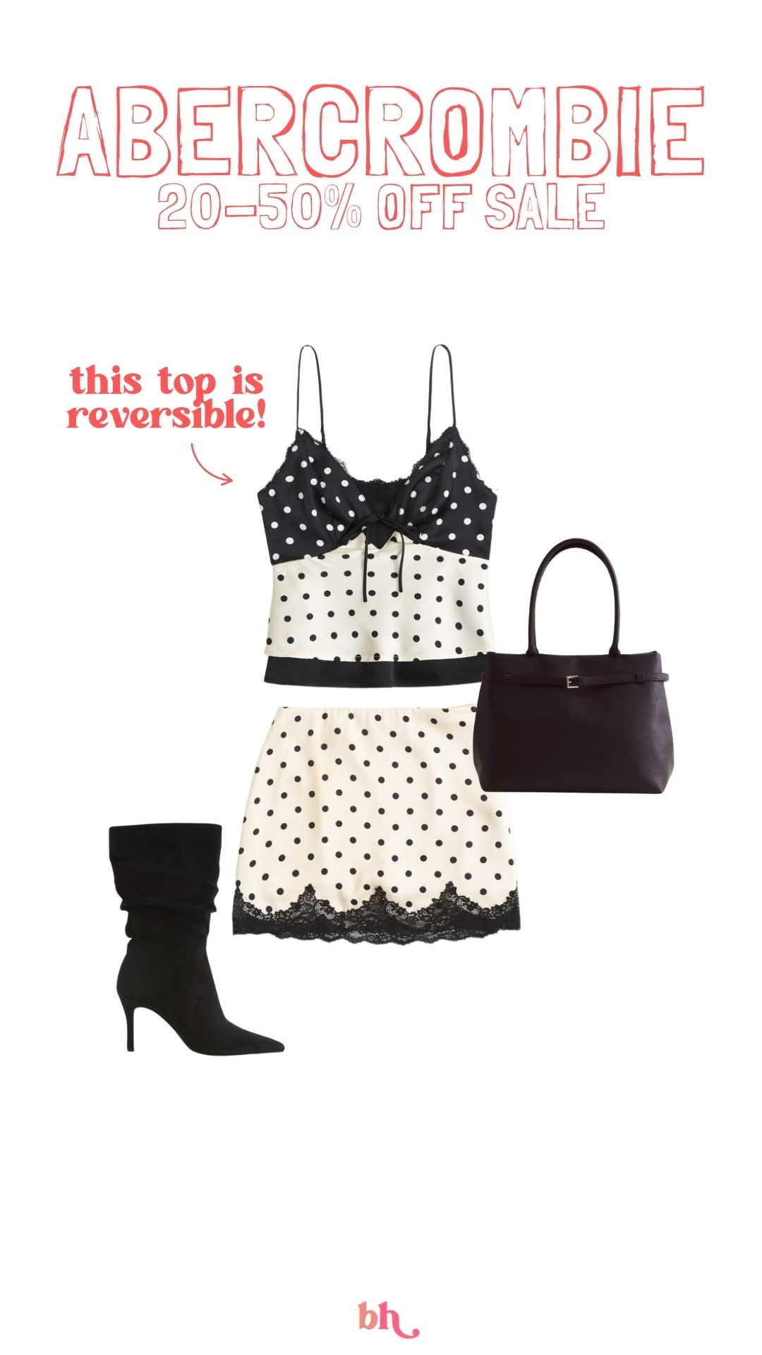 Abercrombie is having a 20-50% off sale right now!! Love this polka dot skirt set, and the top is reversible!!

sale alert, watchnow, finds under 100, finds under 50, going out outfit, date night outfit, winter fashion, new arrivals, britt horton 

 #LTKSeasonal #LTKSaleAlert #LTKFindsUnder100