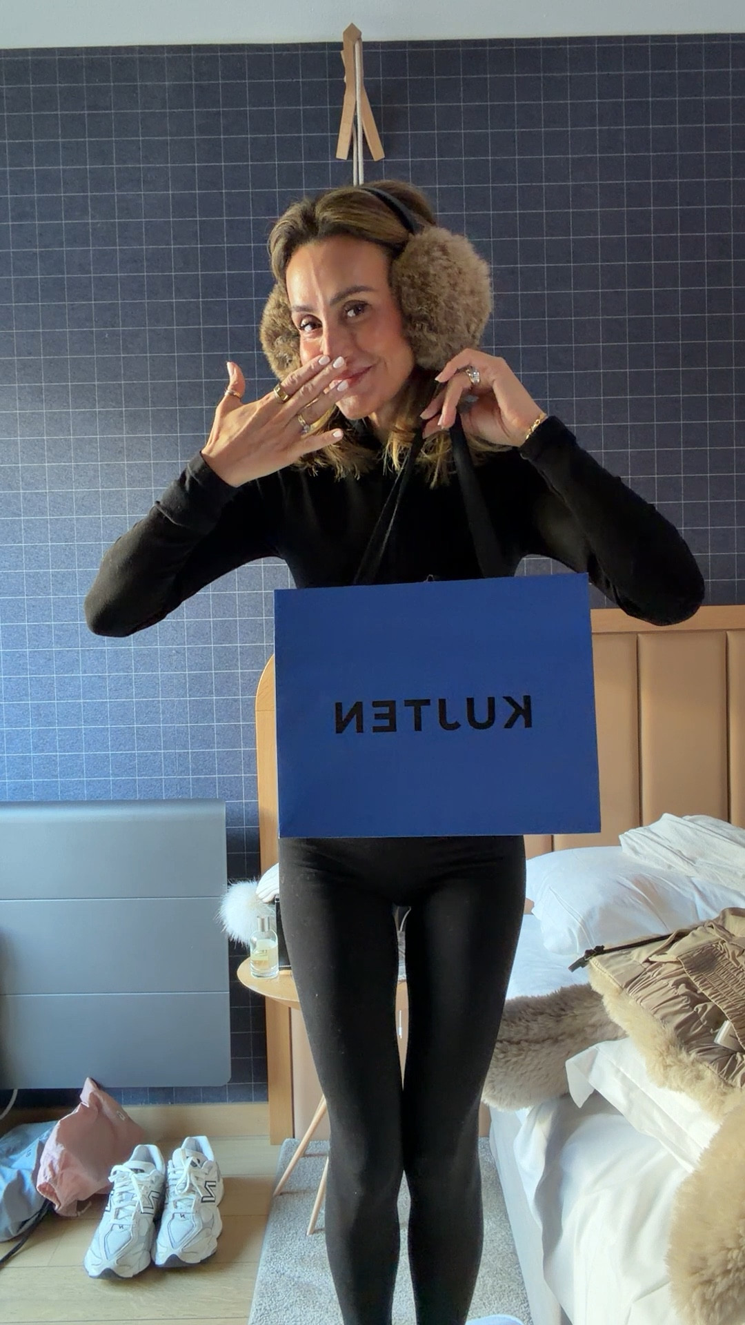 So excited to show you my new scarf!!! Love the chic bandana pattern in my favorite shades!! Honestly loved the baby blue and want to go back for it in the small triangle scarf version! 
My layers are Zara and a merino wool blend, great for the slopes or outside of them! Size small on all pieces 

#LTKSeasonal #LTKootd #LTKgrwm