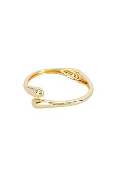 petit moments Thin Livorno Cuff in Gold from Revolve.com | Revolve Clothing (Global)
