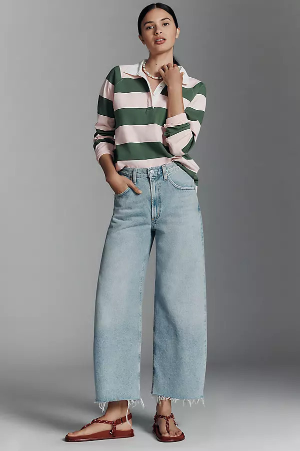 Low Curve High-Rise Tapered Jeans | Anthropologie (US)