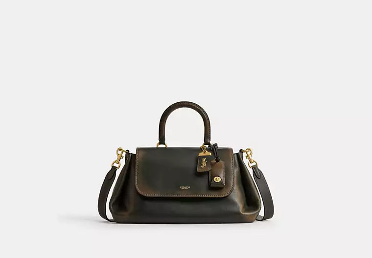 Slouchy Rogue Top Handle Bag In Loved Leather | Coach (US)