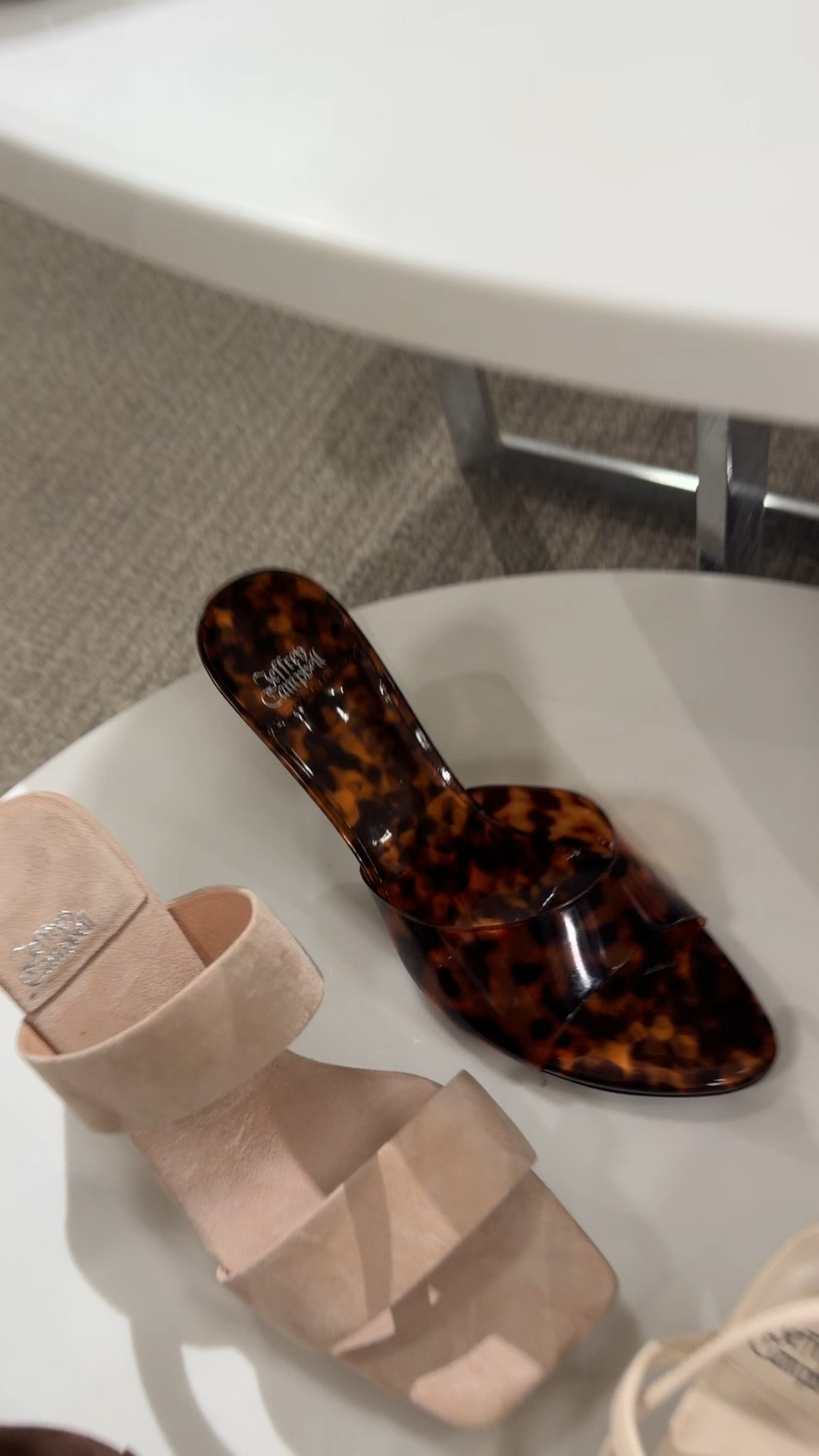 I saw these tortoise jelly heels online and HAD to see them in person! They are so cute 😍 great for spring/summer! 

#LTKOver40