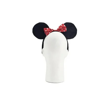 Disney Minnie Mouse Ears Headband Red Bow | Walmart (US)