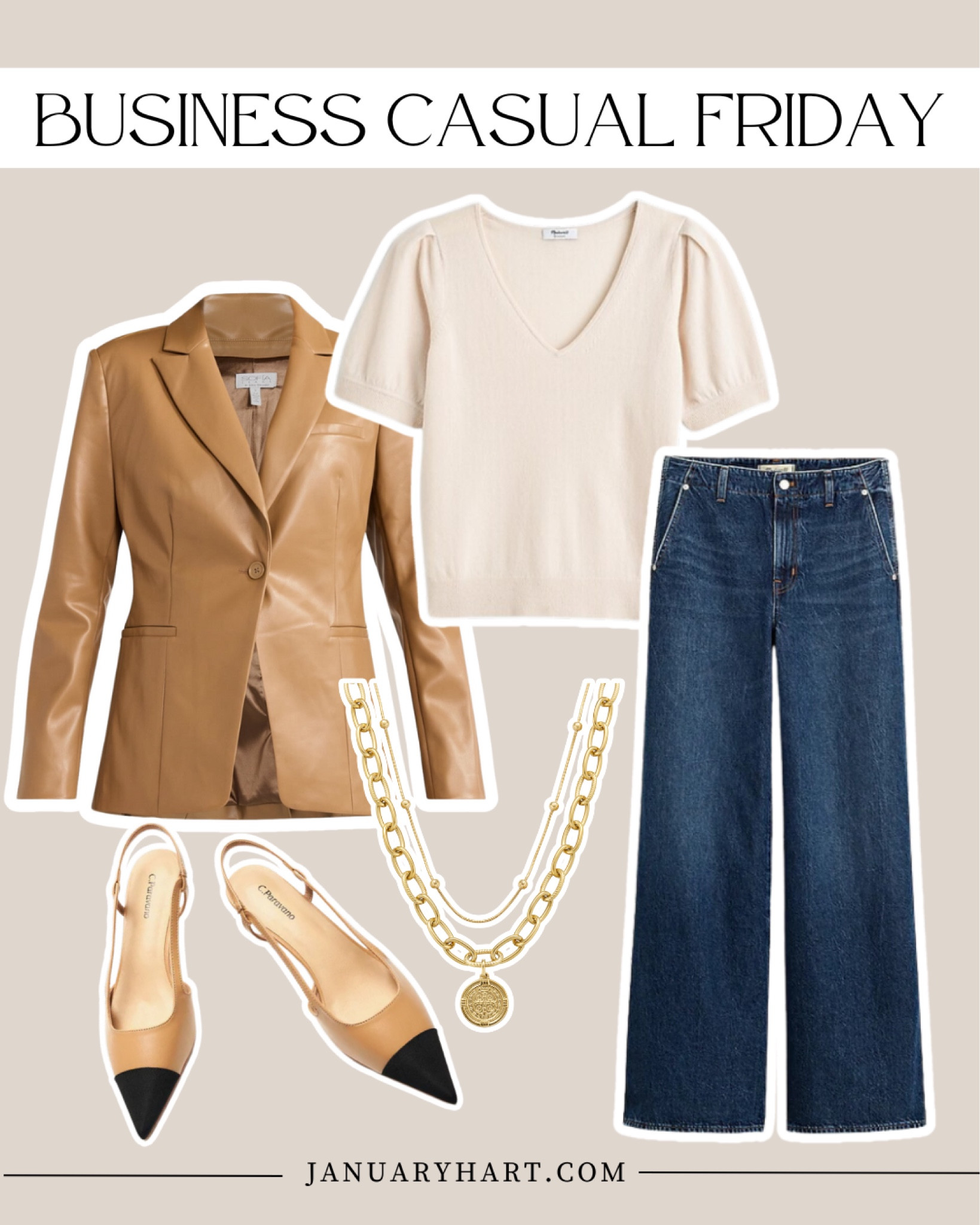 October Lookbook 🍁

Fall outfit ideas, business casual outfit, wide leg denim jeans, sling back mules, ballet flats

#LTKOver40 #LTKWorkwear #LTKFindsUnder100