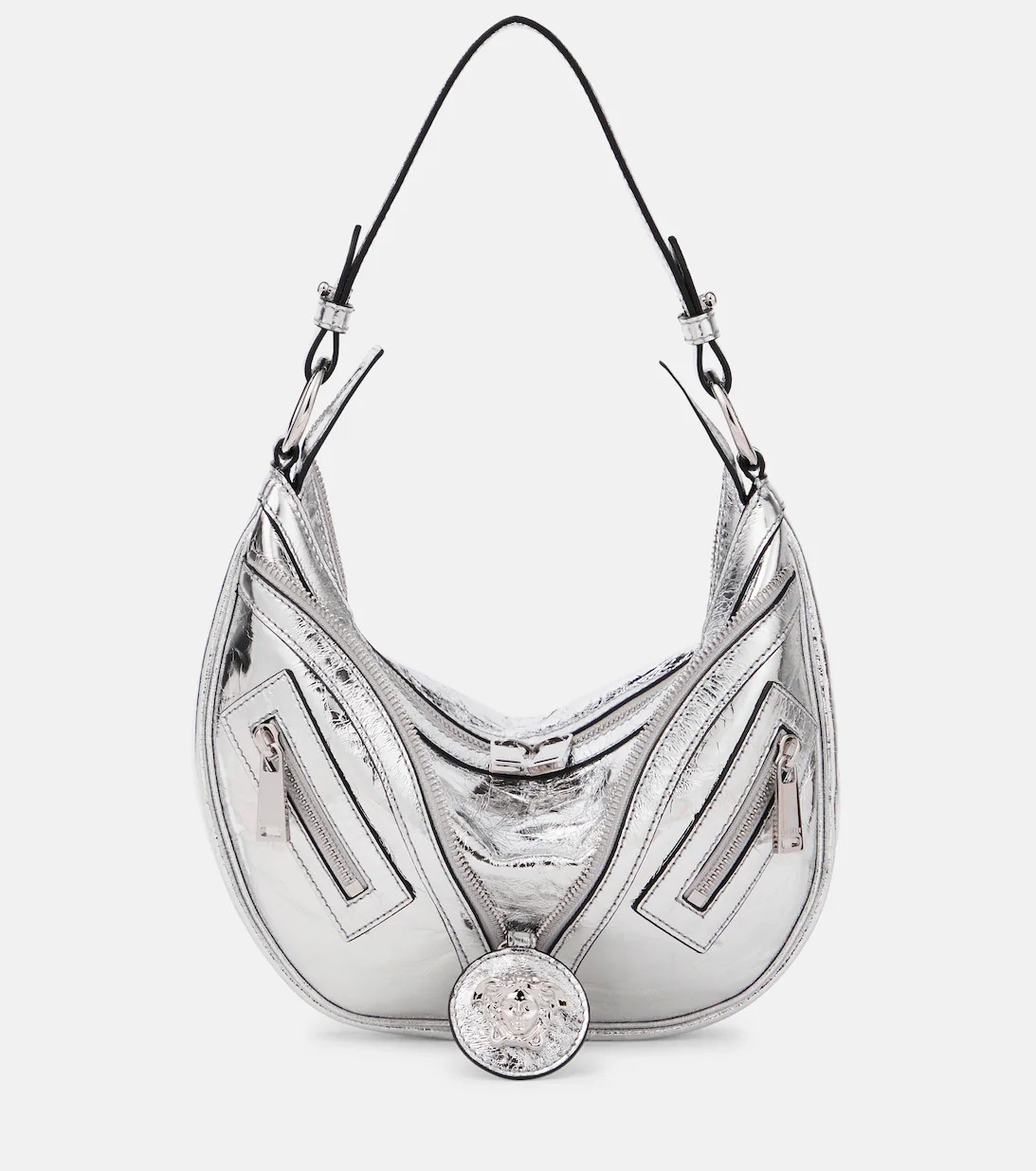 Repeat Small metallic leather shoulder bag | Mytheresa (US/CA)