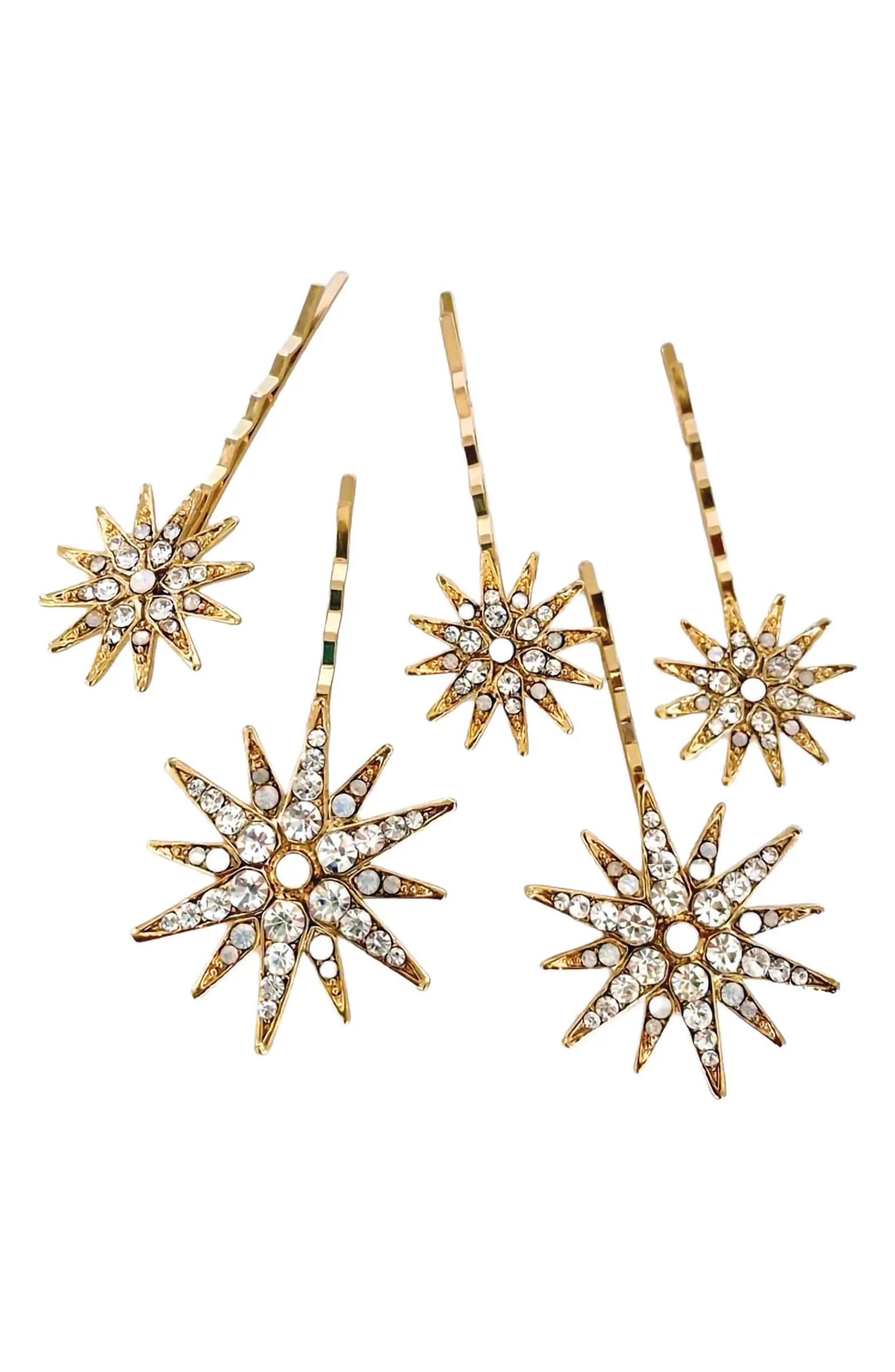 Nola Set of 5 Star Hair Pins | Nordstrom