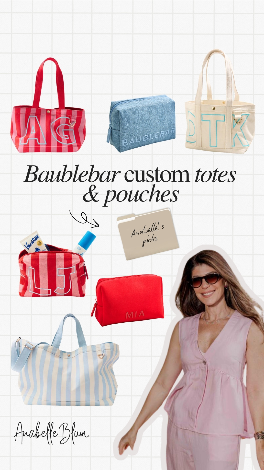 Custom Totes & Pouches from BaubleBar! 

 #LTKgrwm #LTKootd #LTKU