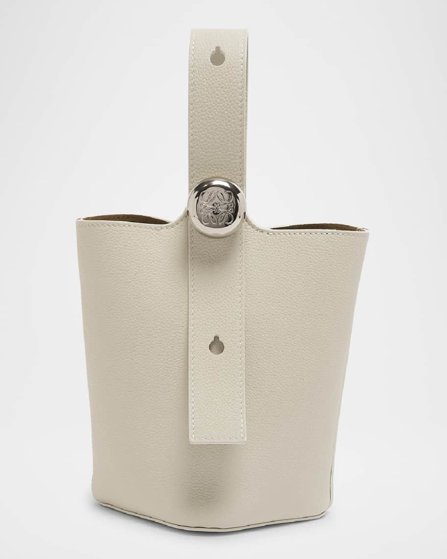 Loewe Mini Pebble Leather Bucket Bag | Neiman Marcus