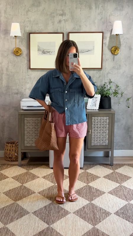Causal Sandals summer outfit
Top in a small- oversized fit
Shorts in a small - true to size 
Sandals true to size 

#amazonfashion

#LTKFindsUnder100 #LTKStyleTip #LTKFindsUnder50