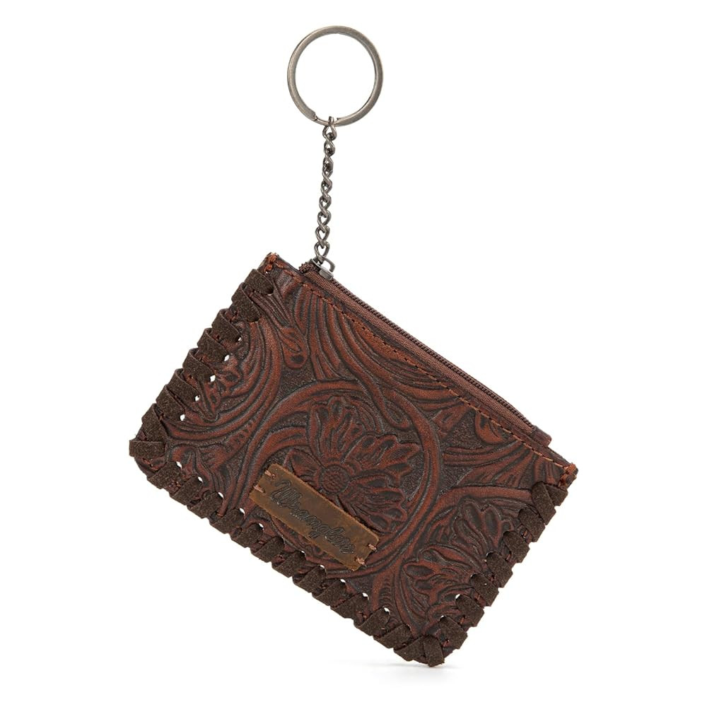 Wrangler Coin Purse for Men and Women, Small Leather Pouch for Cash, Western Card Wallet, Tooling... | Amazon (CA)