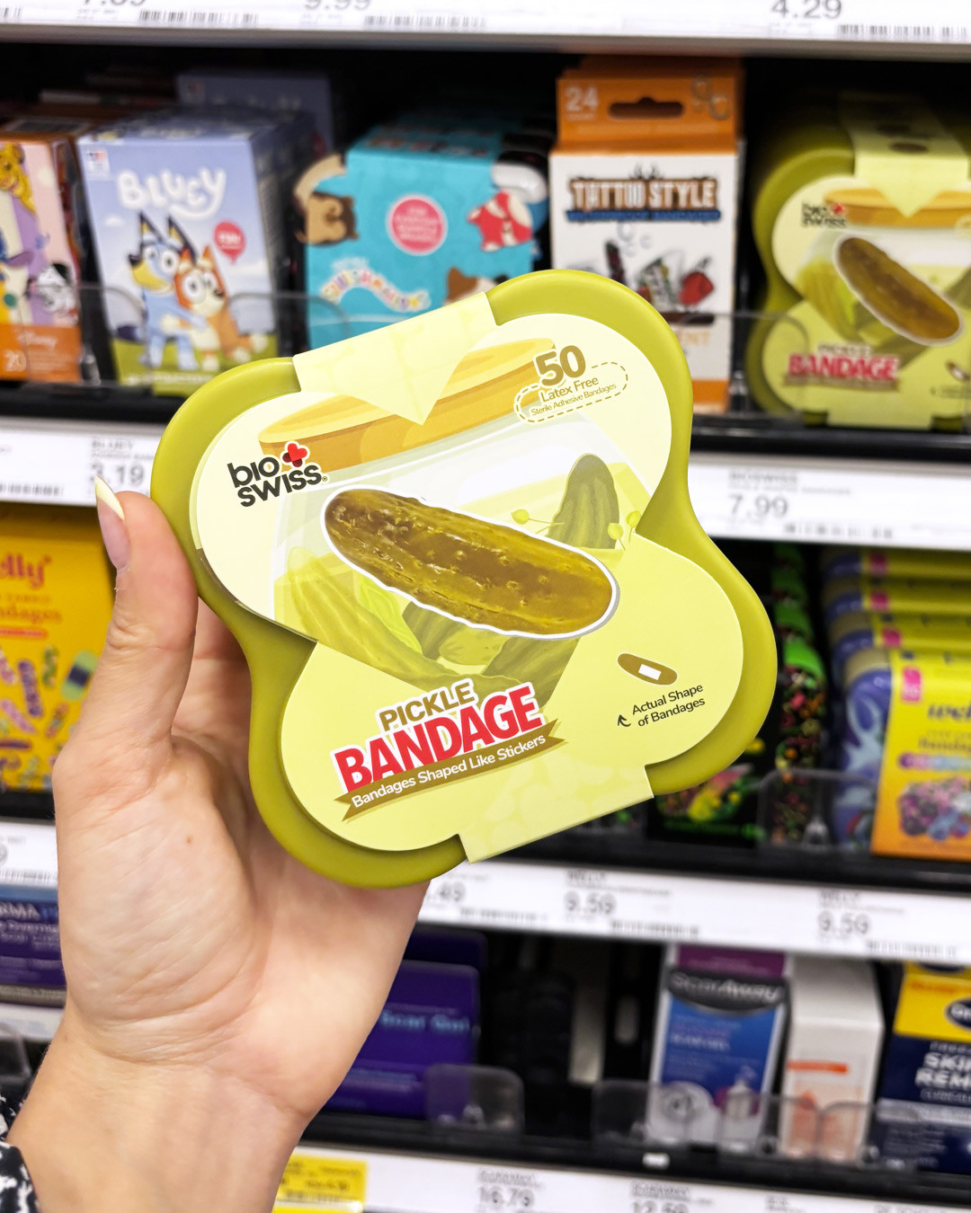Pickle Shaped Bandages
#targetfinds #newattarget 

 