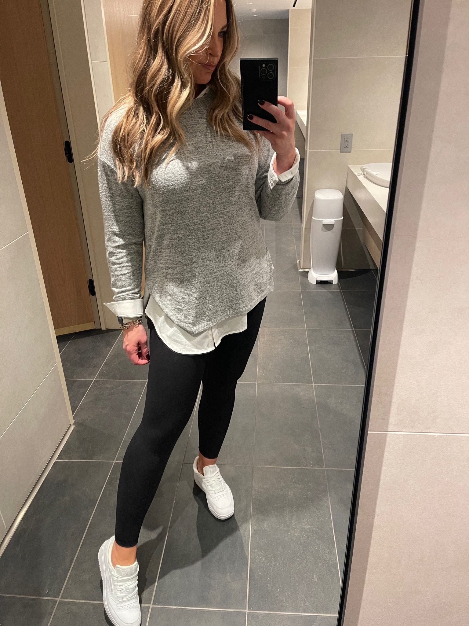 Obligatory airport ootd pic.
…
These leather leggings are wildly comfortable and affordable.

#airportootd #traveloutfit #airportfit #travelfit #casualthanksgivingoutfit #wintercasualoutfit #leatherleggingsoutfit #whatiwore #whattowear #airportfashion #amazonfashionfinds #unitedclub #midsizestyle #thanksgivingoutfits #thanksgivingoutfitideas #fallfashion 

#LTKSeasonal #LTKmidsize #LTKHoliday