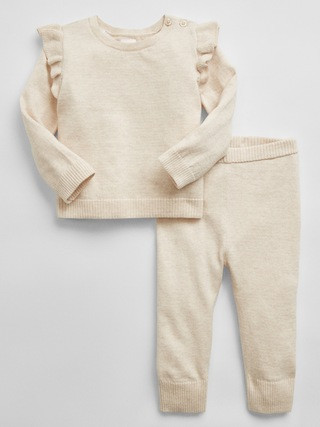 Baby Ruffle Sweater Outfit Set | Gap Factory