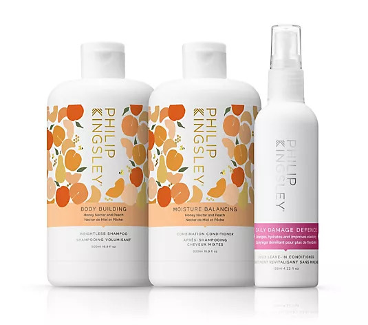 Philip Kingsley Honey Nectar & Peach 3 Piece Collection - QVC UK | QVC UK