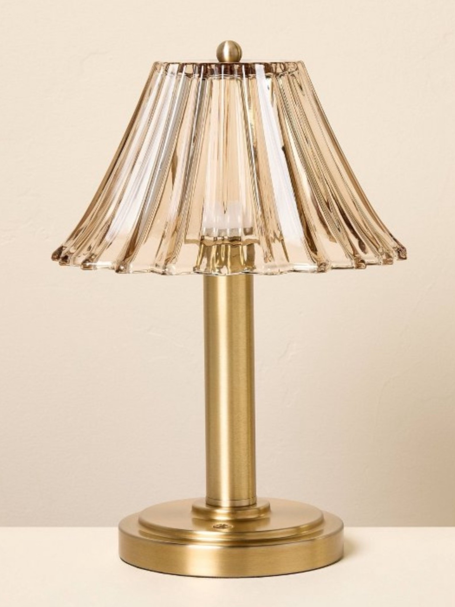 Rechargeable lamp - has three brightness levels. I keep mine I. My bathroom as a night light 

#LTKFindsUnder50