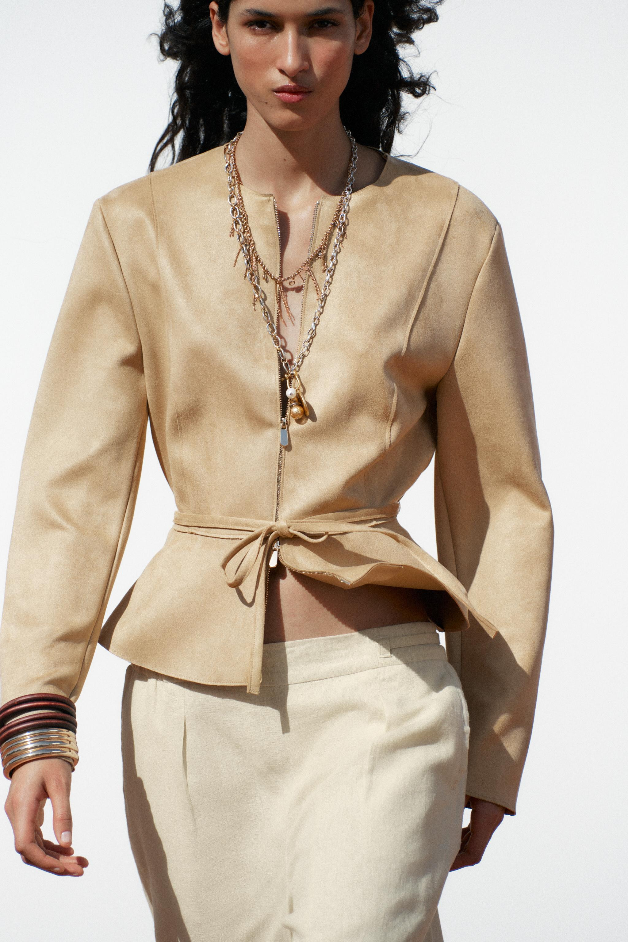 FAUX SUEDE JACKET | Zara US