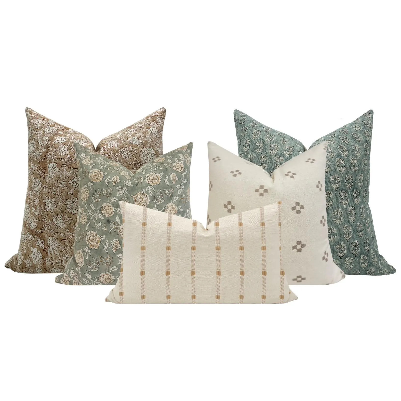 SOFA PILLOW COMBO || Set Of Five Designer Pillow Covers, Neutral Pillow Combo, Sofa Pillow Combo, Sectional Pillow Set, Pillow Combo | Etsy (Global)