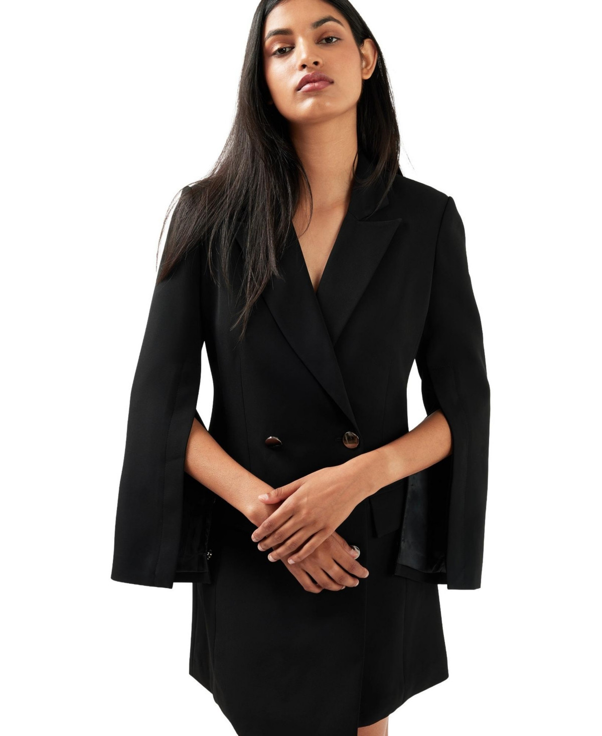 Belle & Bloom Diamond Heart Blazer Dress - Black | Macy's
