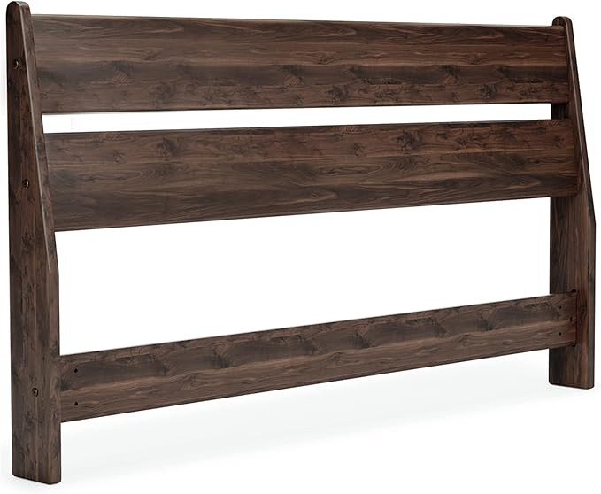 Signature Design by Ashley Calverson Modern Open Slat Panel Headboard ONLY, Queen, Brown | Amazon (US)