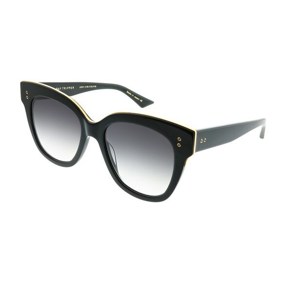 Dita Day Tripper 22031 A Black 18K Gold Sunglasses Dark Grey Gradient AR Lens | Poshmark