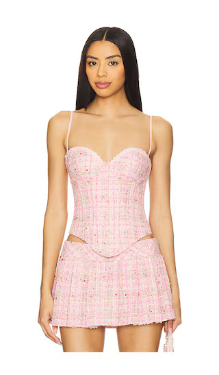 Genevieve Bustier in Pink | Revolve Clothing (Global)