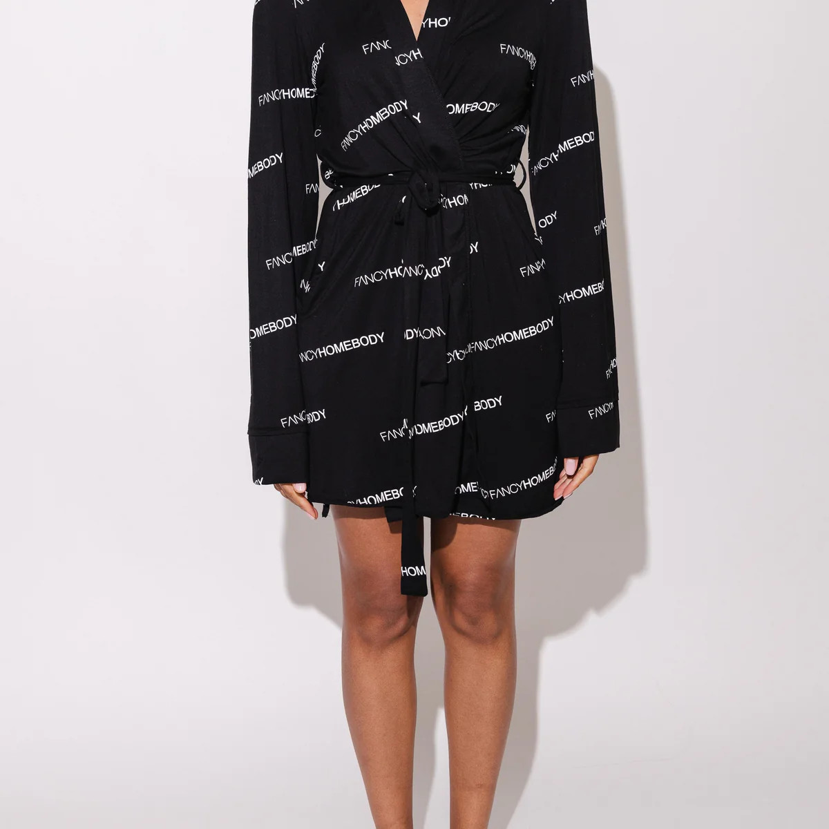 LogoLuxe Short Robe | Fancy Homebody