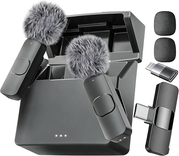 Mini Mic Pro (Latest Model - Wireless Microphone for iPhone, iPad, Android, Lavalier Microphone f... | Amazon (US)