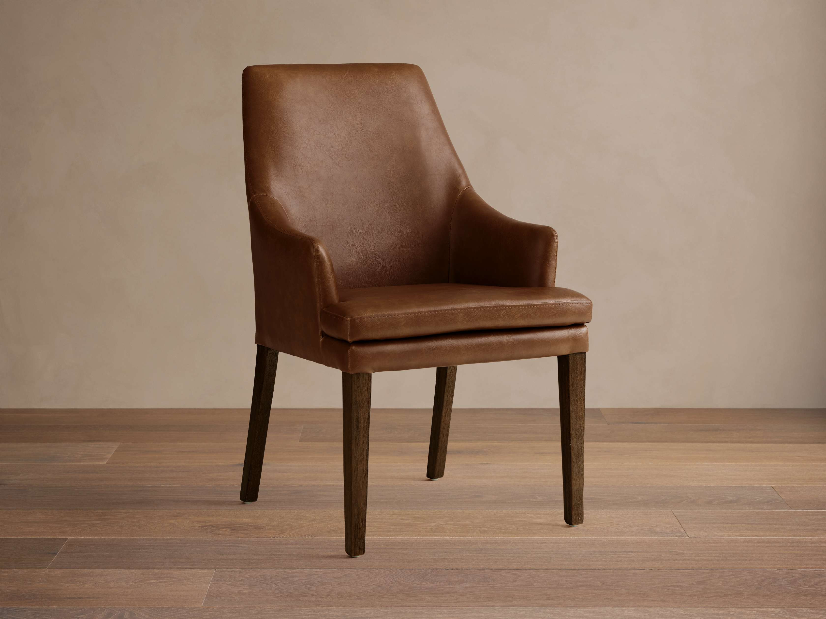Lunden Arm Chair in Crest Earth | Arhaus