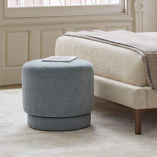 Viv Swivel Ottoman | West Elm (US)