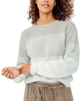 Free People Striped Sweater & Reviews - Sweaters - Women - Macy's | Macys (US)