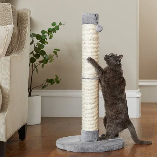 Frisco 35-in Heavy Duty Sisal Cat Scratching Post with Toy | Chewy.com