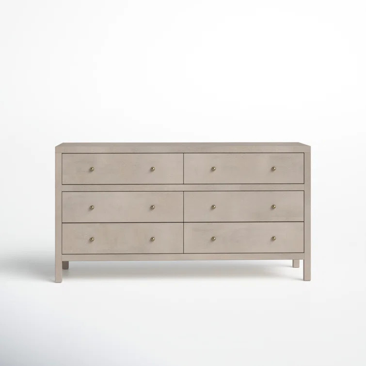 Celine 6 Drawer 60" W Double Dresser | Wayfair North America