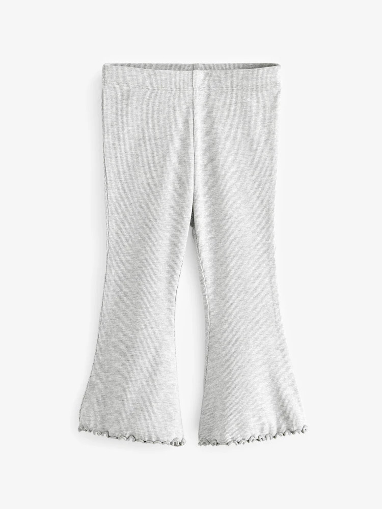 Grey Rib Flare Leggings (3mths-7yrs) | Next US