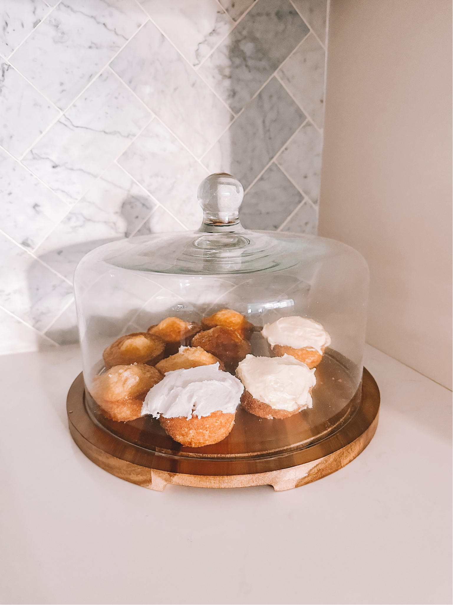 This this is a game-changer. Looks pretty,  keeps baked goods from going stale, and no fruit flies