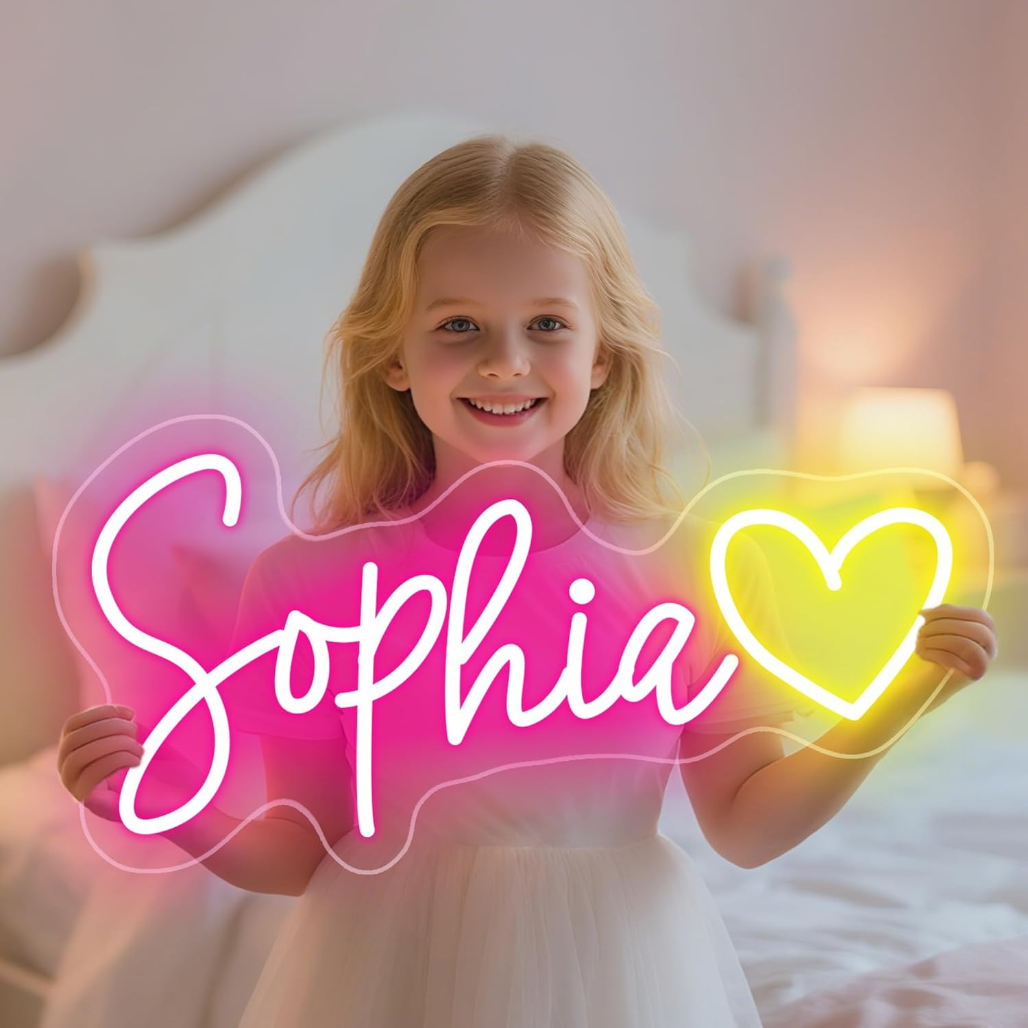 Custom Neon Name Sign for Wall - Personalized Led Letters Bar Wedding Lights Signs for Girls Bedr... | Amazon (US)