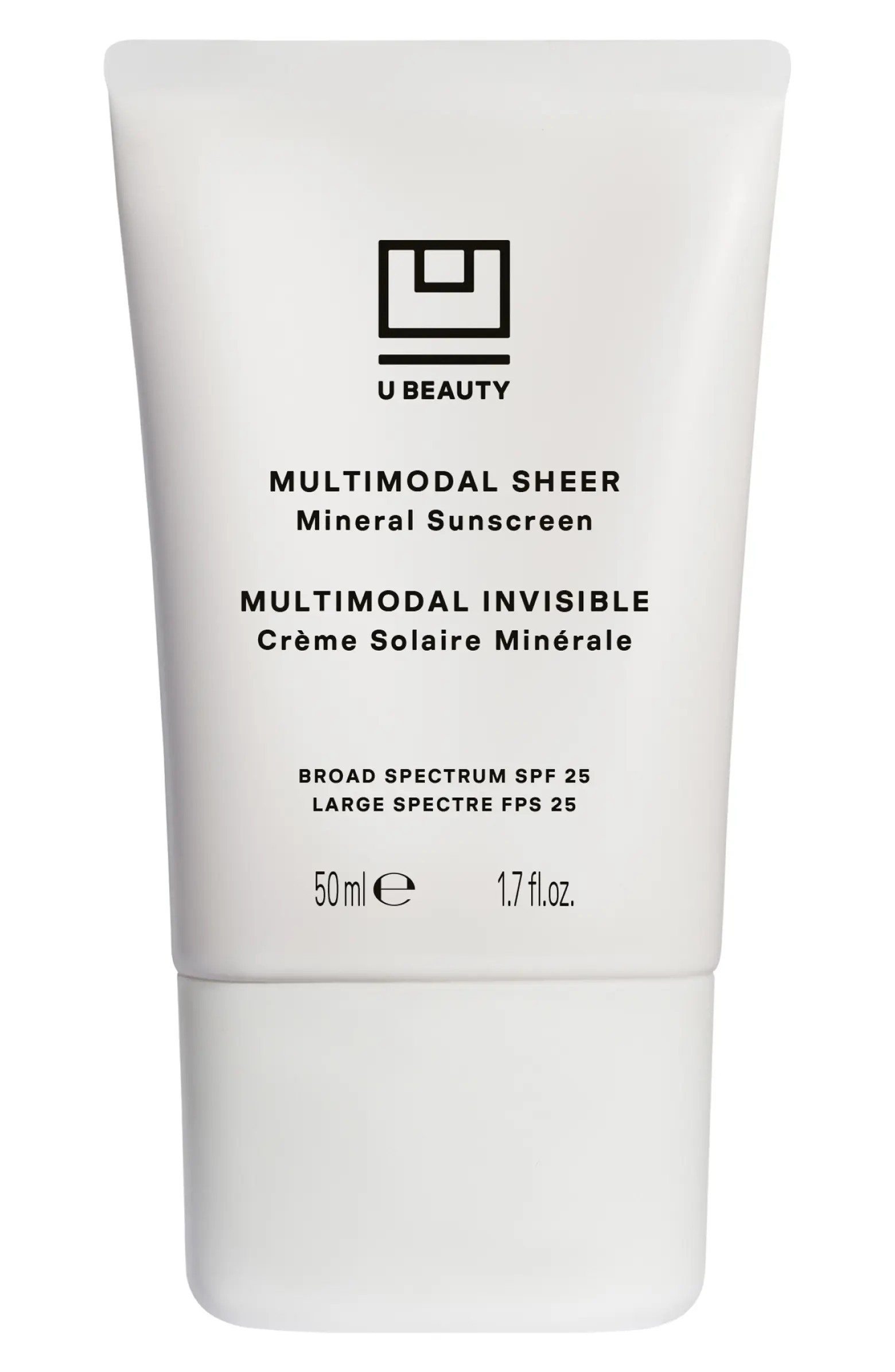 U Beauty Multimodal Sheer Mineral Sunscreen SPF 25 | Nordstrom | Nordstrom