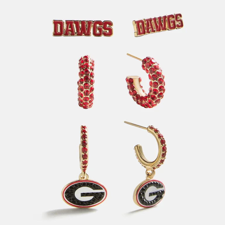 University of Georgia Slogan Earring Set - University of Georgia | BaubleBar