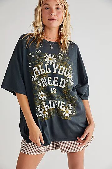 All You Need Is Love One Size Tee | Free People (Global - UK&FR Excluded)