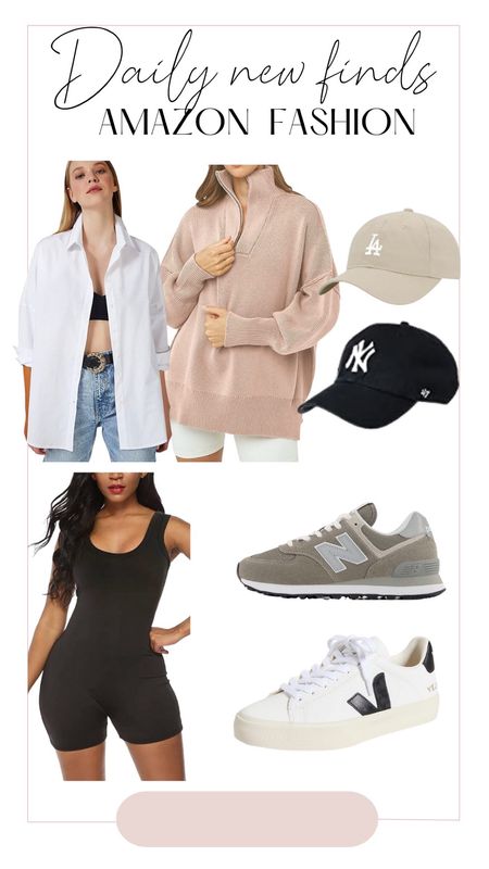Amazon finds 
Amazon fashion
Fall outfit idea
Fall transition 
Sweater 
Baseball cap
Button down
Button up 
New balance 
Veja sneakers 
Romper
Bodysuit
Neutral outfit 
Sweatshirt 
Cozy outfit 
Comfy outfit 
Business casual 
Fall trends 


#LTKunder100 #LTKstyletip #LTKSeasonal